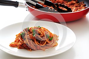 Spaghetti tomatosauce