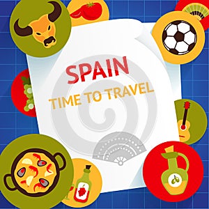 Spain background template