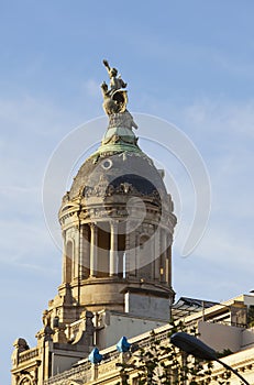 Spain. Barcelona. Ancient building in Passage de Gracia.