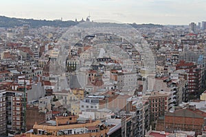 Spain - Barcelona,  land view, day and night