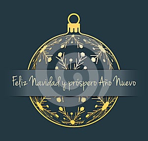 Spain Christmas and New Year background photo