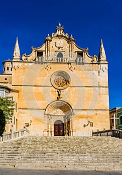 Spain, church in the old town of Felanitx, Majorca