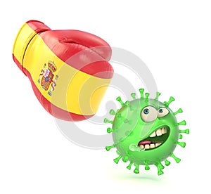 Spain fights the coronavirus pandemic photo