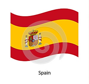 Spain flag background