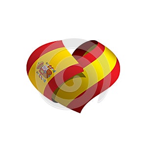 Spain flag, vector illustration