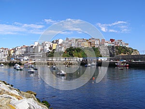 Spain Galicia Malpica Costa Da Morte Fishing Port photo