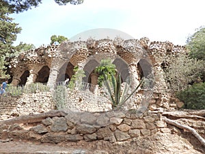 Spain: Gaudi\'s Park Güell in Barcelona