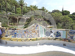 Spain: Gaudi\'s Park Güell in Barcelona