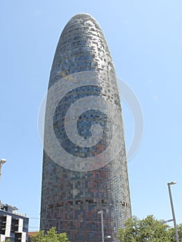 Spain: The GlÃ²ries Tower in Barcelona designed by Jean Nouvel photo