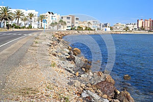 Spain. La Manga. Beautiful endless beach photo