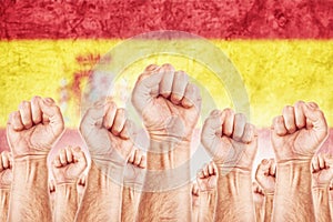 Spain Labour movement, workers union strike