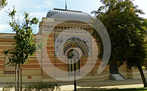Spain, Madrid, El Retiro Park, Palacio de Velazquez (Velazquez Palace