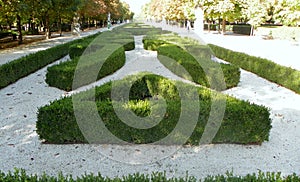 Spain, Madrid, El Retiro Park, Paseo de las Estatuas (Alley of Statues photo