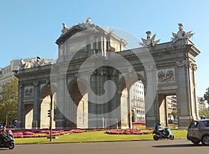 Spain, Madrid, Plaza de la Independencia, Puerta de Alcal photo