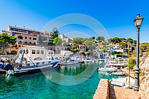 Spain Majorca old fishing port Cala Figuera