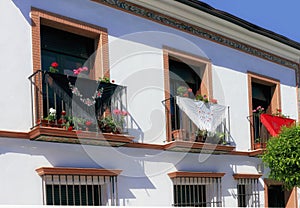 Spain Manton De Manila Silk decorating  balconies photo