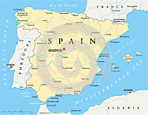 Spain Map photo