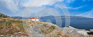 SPAIN - MONTE LOURO LIGHTHOUSE - 15 JULY 2015 IN GALICIA. photo