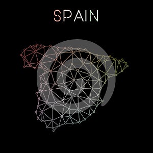 Spain network map.