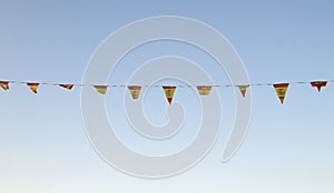 Spain pennat flags