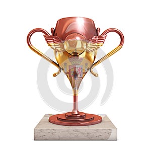 Spain soccer trophy