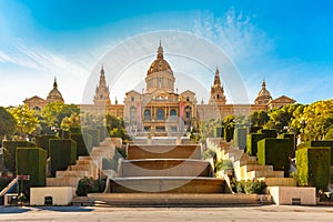 Spain square or Placa De Espanya, Barcelona, Spain