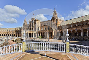 Spain Square in Sevilla, Spain photo