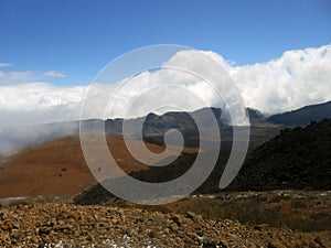 Spain Tenerife Teide national park refuge Altavista Montana blanca Pico del Teide photo