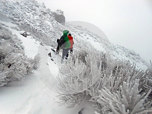 Spain Tenerife Teide national park refuge Altavista Montana blanca Pico del Teide photo