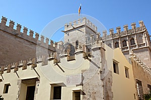 Spain, Valencia, Loge of the silk, UNESCO.