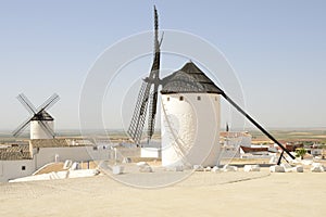 Spain White Windmills