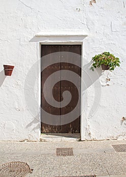 Spainsh door in White Wall