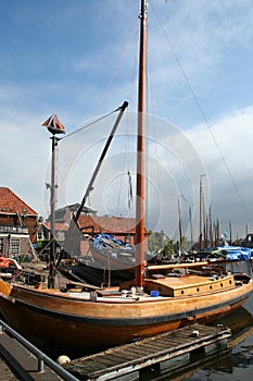 Spakenburg during the yearly event called Spakenburgse Day's