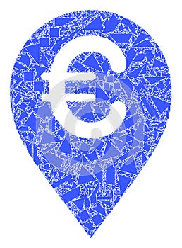 Spall Mosaic Euro Map Marker Icon