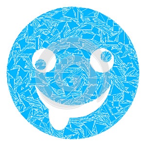 Spall Mosaic Idiot Smiley Icon