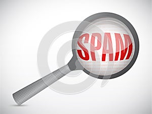 Spam concept illustration design