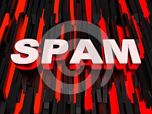 Spam or electronic spamming photo