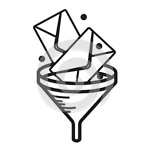 Spam Email Filter Icon