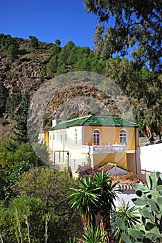 Bitter source spa pump house, Tolox, Spain. photo