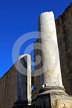 Marble columns, Santiponce, Spain. photo