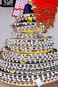 Stack of sombreros, Mijas, Spain.