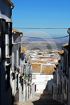 Village street, Estepa, Spain. photo