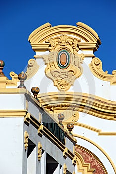 Part of the Lope de Vega theatre, Seville, Spain. photo