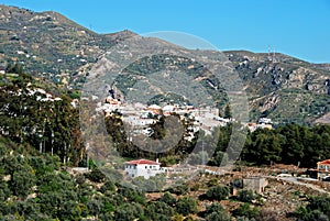 View of the town, Lanjaron, Spain. photo