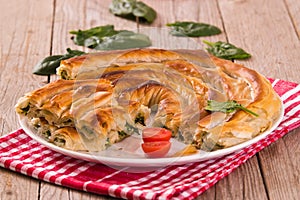 Spanakopita, greek spinach pie.