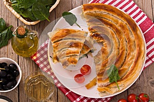 Spanakopita, greek spinach pie.