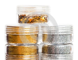 Spangles are in a jar