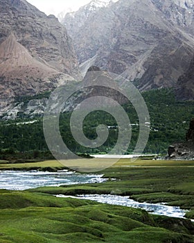 Spangtoq , saling beautiful landscape gilgit baltistan photo