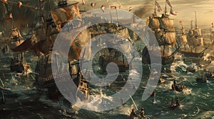 Spanish Armada: Epic Naval Confrontation Along England\'s Shores photo