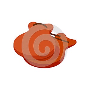 Spanish castanets icon, isometric 3d style